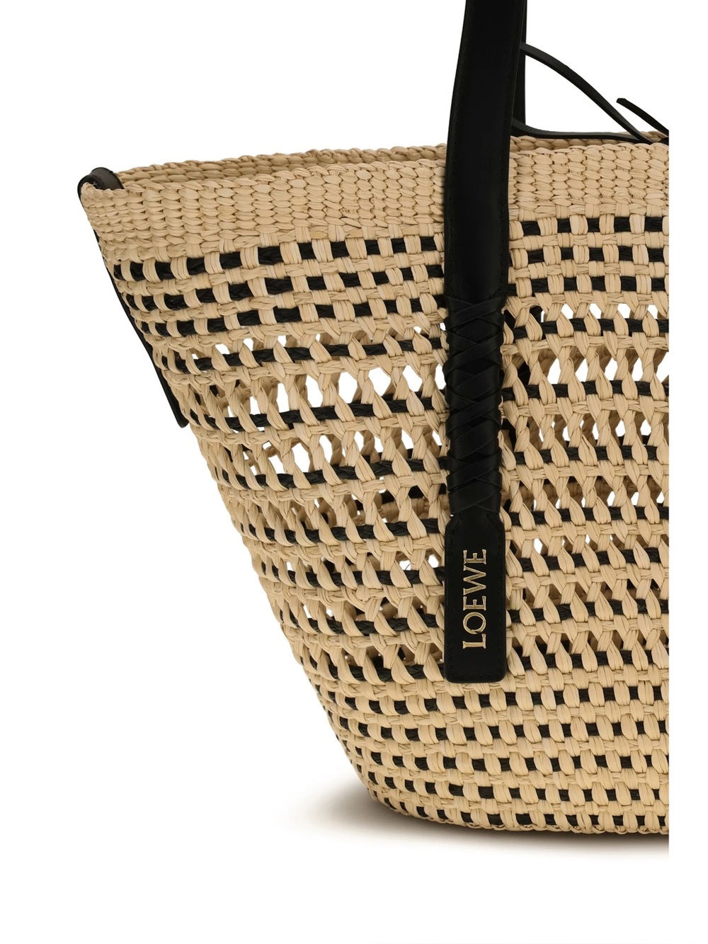 NWT Loewe Medium Raffia Braided Basket Tote - Picture 4 of 4